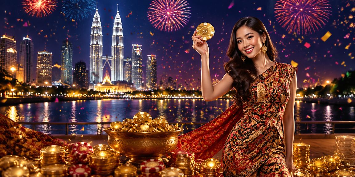 Pertaruhan dalam talian di Kuala Lumpur dengan suasana batik moden