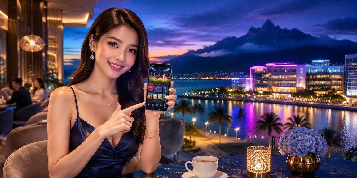 Pengguna mengakses apl pertaruhan sukan dalam gaya Melayu di Sabah Malaysia