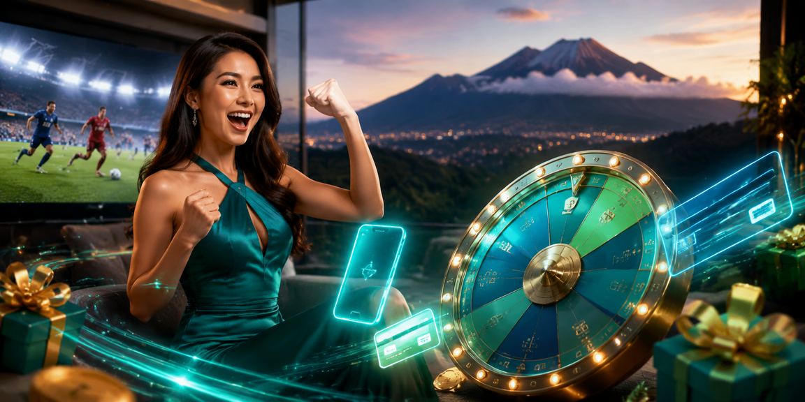 Meja roulette dalam suasana gaya Melayu di Sabah
